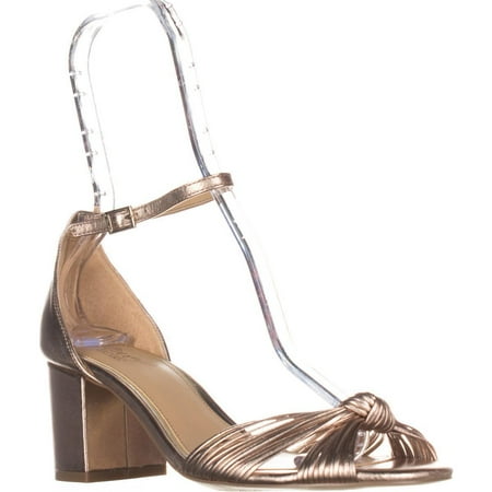Womens Jewel Badgley Mischka Lacey Ankle Strap Sandals, Rosmet