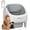 Light Gray, variant on Self-Cleaning Automatic Cat Litter Box ā Smart Open-Top Self Cleaning Litter Box with APP Control & 7-Layer Safety Sensors, 10.5L Waste Bin, Ultra-Quiet ā for Multiple Large Cats, 2.4G WIFI, White