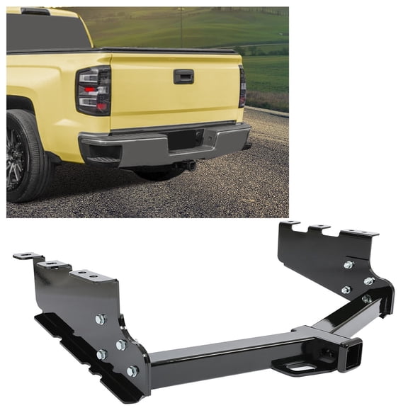 Kojem Class 3, Trailer Hitch, Fit for 2014-2019 Chevrolet Silverado 1500 GMC Sierra 1500, 2015 2016 2017, 51235, 2 Inch Receiver