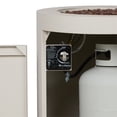 thumbnail image 5 of Real Flame Aegean 24" Round Steel Propane Fire Pit Table in Light Sand, 5 of 11