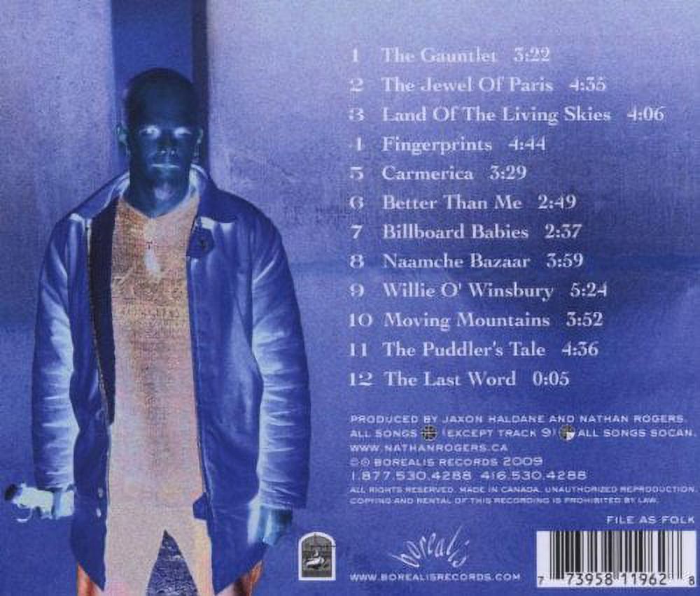 Nathan Rogers - The Gauntlet - Music & Performance - CD