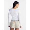 thumbnail image 3 of No Boundaries Lace Trim Cardigan, Women's XXS-XXL, 3 of 5