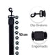 thumbnail image 2 of Correa Para Perro Negro Bandas Laterales Reflejantes Grande Importadora La Merced Ergonómico Altamente Resistente, 2 of 3