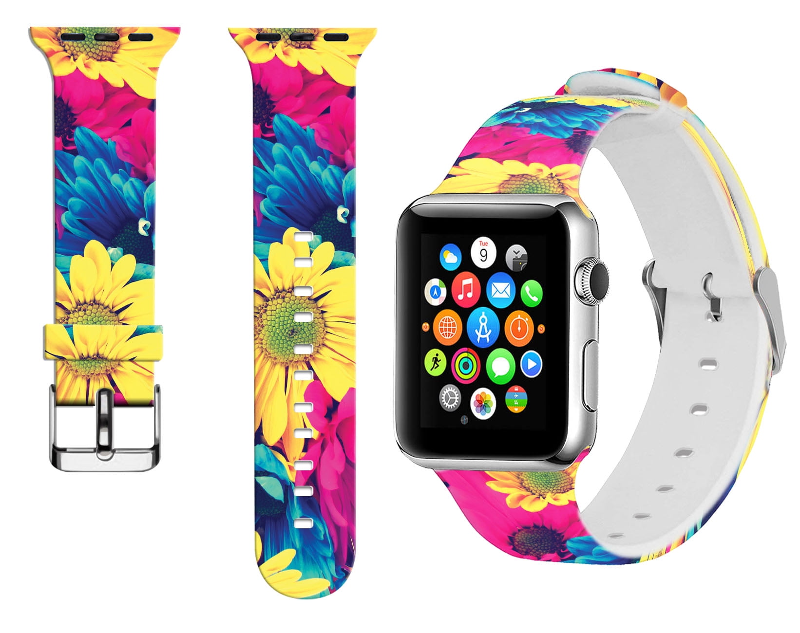 Wirester Apple Watch Sport Edition 38mm Apple Watch Band Vintage Retro Colorful Daisy Flowers Walmart Com Wirester Apple Watch Sport Edition 38mm Apple Watch Band Vintage Retro Colorful Daisy Flowers Walmart Com