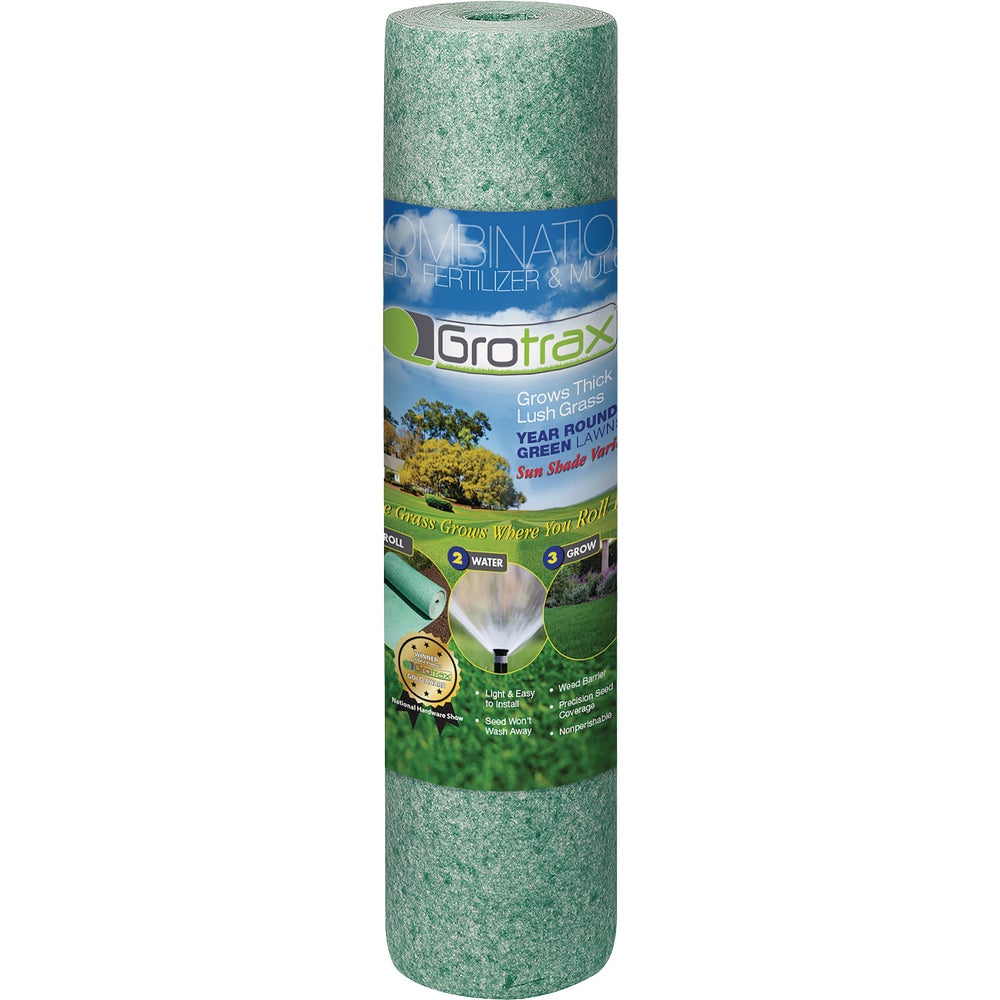 GroTrax Big Roll 100 Sq. Ft. Coverage Year Round Green Mixture Grass
