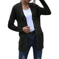 thumbnail image 3 of Women's Cardigan Fall Cardigan Lightweight Long Sleeve Knit Sweater Button Loose Jacket with Pockets, 3 of 7