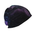thumbnail image 3 of Pofeuu Purple Sky Wolf Print Beanie Hat for Men and Women Winter Warm Hats Knit Slouchy Thick Skull Cap, 3 of 7