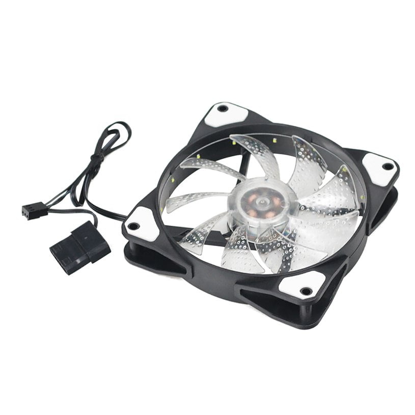 OUTAD RGB PC Case Fans Computer Case Cooling Fan 15 Lights Streamer