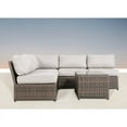 thumbnail image 4 of Living Source International 6-Piece Outdoor Set w/ Olefin Cushions in Brown/Gray, 4 of 5