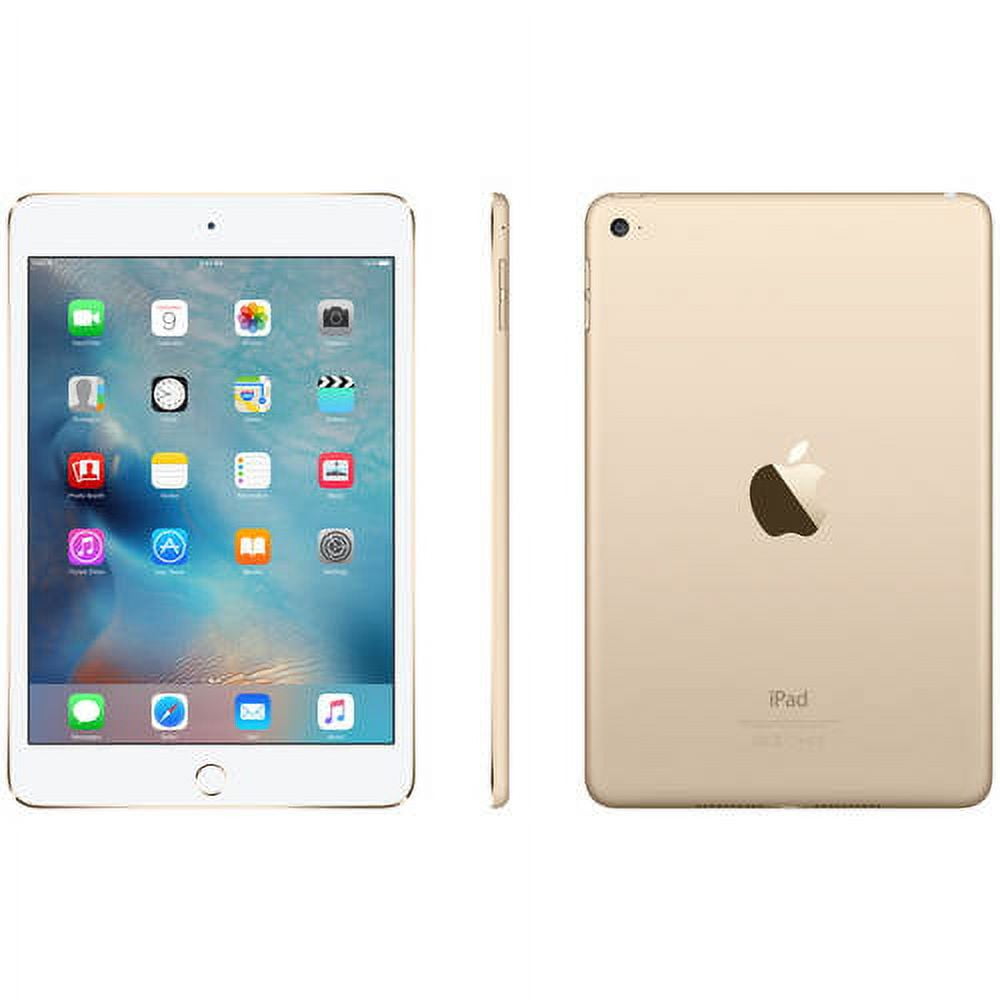 Restored Apple iPad mini 4 16GB Wi-Fi - Gold (Refurbished 
