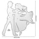 thumbnail image 4 of Plantillas de corte de metal para bailar vals, álbum de recortes, sellos, tarjetas de papel, 4 of 5