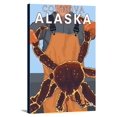 thumbnail image 1 of King Crab Fisherman - Cordova, Alaska - LP Original Poster (12x18 Gallery Wrapped Stretched Canvas), 1 of 1