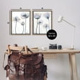thumbnail image 4 of Stupell Industries Modern X-Ray Blooms Botanical & Floral Photography Brown Floater Framed Canvas Art Print Wall Art, 17 x 21, Set of 2, 4 of 10