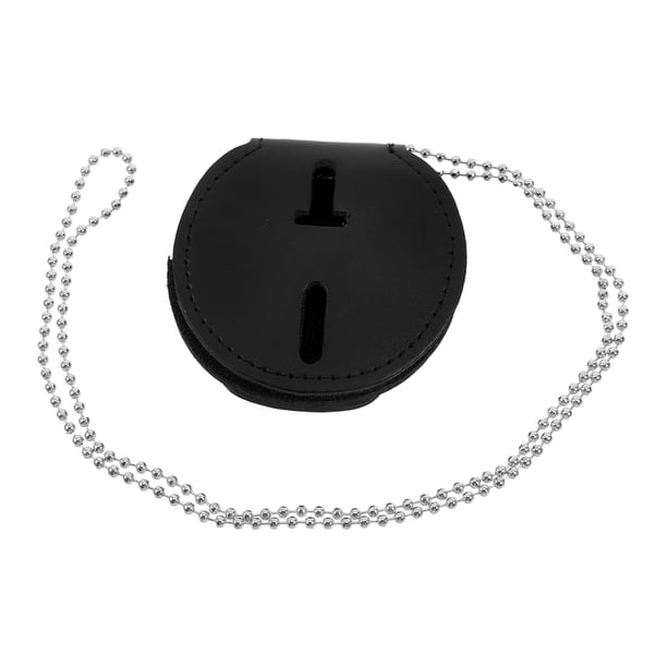 Soporte para insignia de policía, soporte para insignia de aplicación de la ley de Pu, insignia de seguridad, cartera, soporte para insignia con cadena y Clip, accesorios de policía