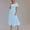 B15 Light Blue summer tops for women clearance under $5, variant on Dresses! Xqxayjr Womens Summer Midi Tulle Dresses Square Neck Puff Short Sleeve Ruffle Flowy Casual Beach Party Dresses Swing Flowy Smocked A-Line Wedding Guest Dresses