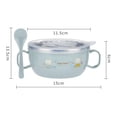 thumbnail image 2 of Baby Feeding Baby Bowl Stainless Steel Insulation Bowl Spoon Set Children Tableware, 2 of 3