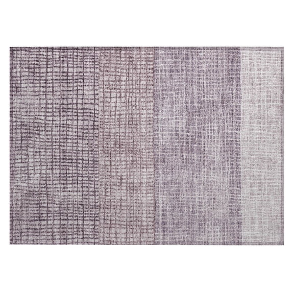 Dalyn Rugs Machine Washable Indoor/Outdoor Chantille Purple 1'8" x 2'6" Rug