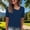 Navy, variant on Blczomt Womens Spring Tops Short Sleeve Purple Tunic Tee Lightweight Cute T Shirts for Women