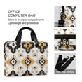 thumbnail image 4 of FORMRS 16" Laptop Bag Carrying Sleeve Case with Handle Travel Shoulder Briefcase, White and Black, 4 of 8