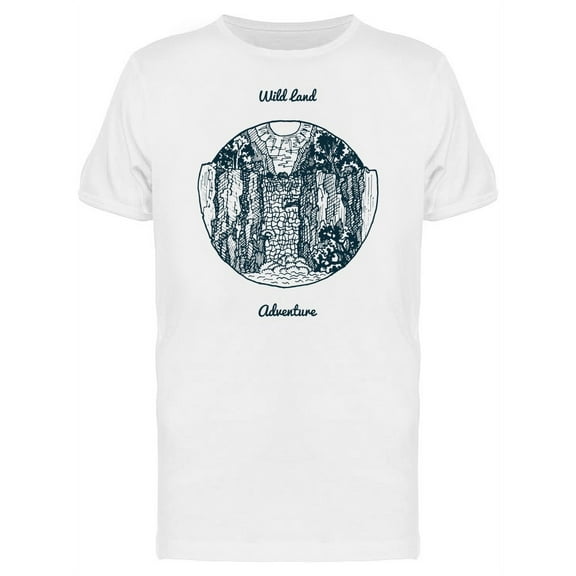 Wild Lland Adventure Round Frame T-Shirt Men -Image by Shutterstock, Male XX-Large