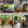 thumbnail image 3 of CIMAXIC Transparent Plastic Bird Bathing Basin for Cage Pet Use Highquality Environmental Protection 1Pc,5.51"X5.04"X3.74", 3 of 4