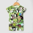 thumbnail image 4 of Invader Zim Baby Boy Girl Romper Short Sleeve Cotton Bodysuit Outfits Jumpsuit Summer One Piece Clothes, 4 of 8