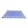 thumbnail image 2 of Ahgly Company Machine Washable Indoor Rectangle Persian Blue Traditional Area Rugs, 5' x 7', 2 of 4