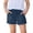 Navy, variant on Afuyipoi ​Girls Soft Cotton Denim Shorts(4-14 Years), Toddler Cute Summer Jeans Shorts with Elastic Waist and Pockets Navy Size 5