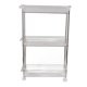 thumbnail image 5 of Estante para espacio de baño, estante de almacenamiento transparente para cosméticos de baño, organizador de baño multicapa, 3 capas, 37x12x50cm, 5 of 8