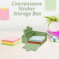 thumbnail image 4 of Note Template Storage Box Holders Note Organizer Desktop Note Storage Template Stickys Note Case, 4 of 8