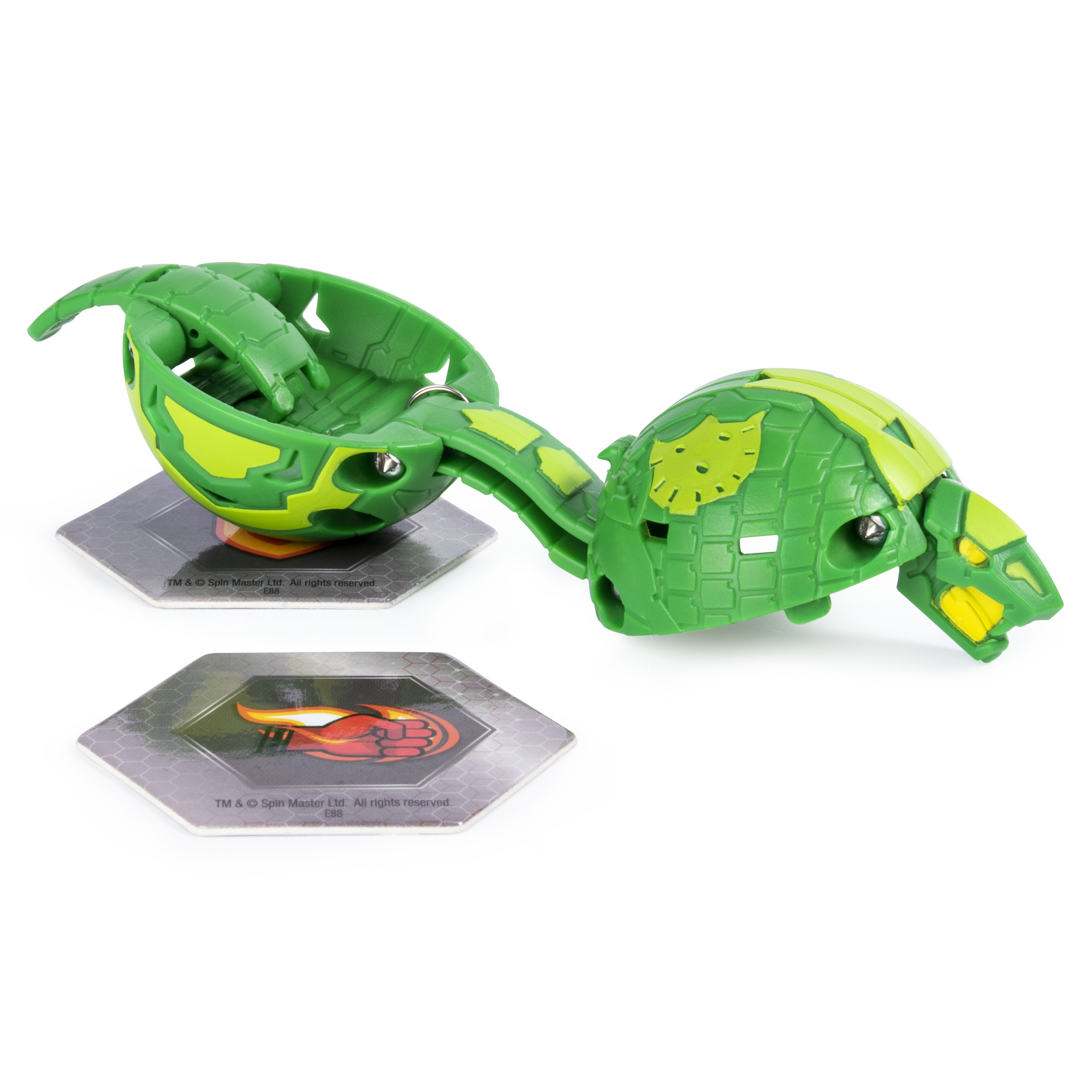 Bakugan, Ventus Fangzor, 2-inch Tall Collectible Action Figure and Trading Card, for Ages 6 and Up - image 3 of 5