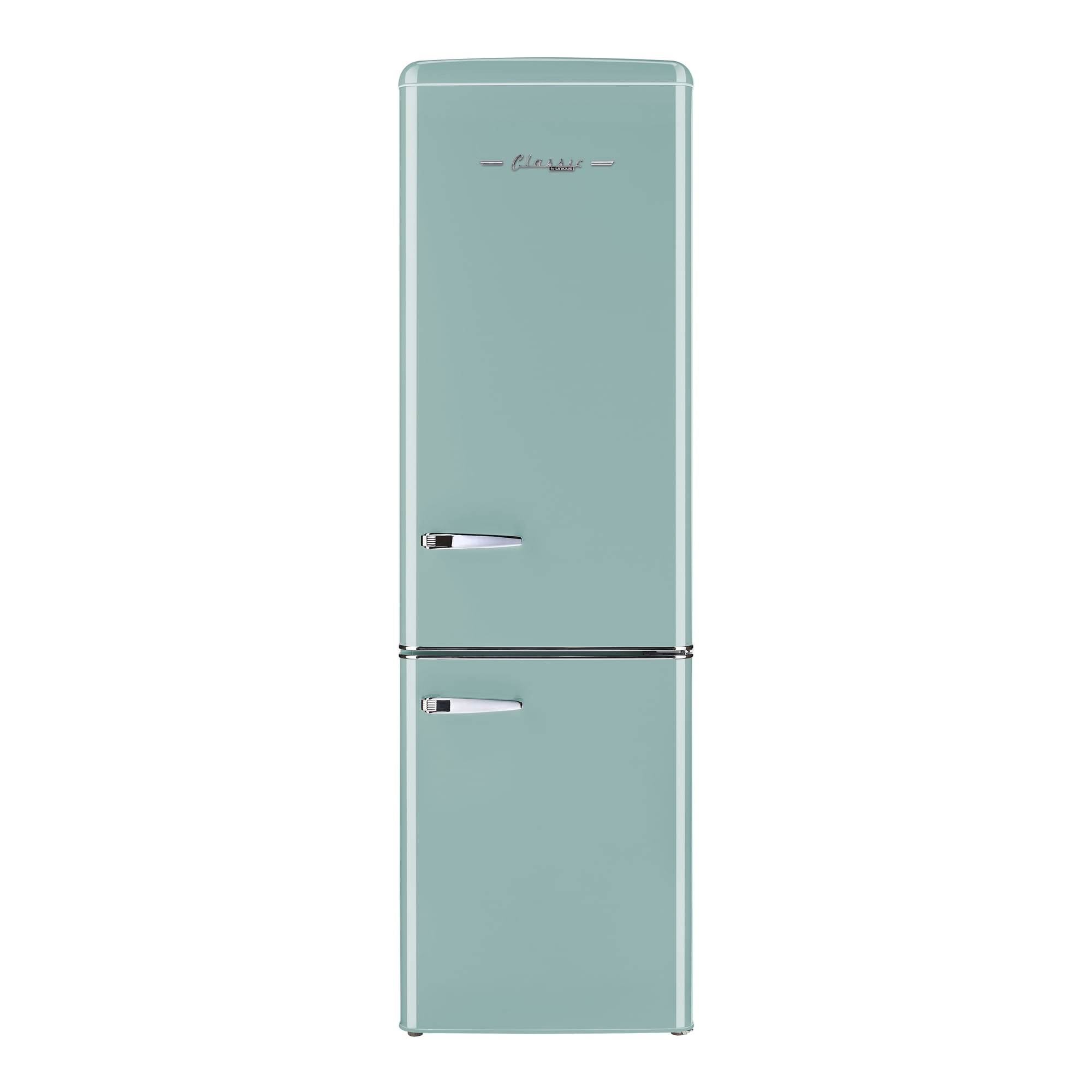 Unique Appliances Classic Retro 22" 9 cu ft Bottom Freezer Refrigerator, Ocean Mist Turquoise