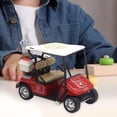 thumbnail image 1 of Vehículo de remolque con carrito de golf, decoración de carrito de golf de mesa, juguetes de carrito de golf en miniatura, modelo de carrito de golf Rojo, 1 of 10