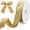 Golden, variant on Light Purple Velvet Wired Ribbon 1 Inch x 10 Yards Crushed with Wired-Edge Trim for Gift Wrapping, Christmas Tree Decoration, Garland Wreaths Bows Making