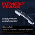 thumbnail image 2 of Master Tailgaters Exterior Door Handle Black/Chrome Replacement for Chevrolet Malibu (16-24), Equinox (14-24), Impala (14-24) OE Part # 13521819, 13599551, 13597049, 13582796 | Front Right Side, 2 of 6