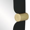 thumbnail image 5 of Uttermost Bonded Round Black Mirror, 5 of 6