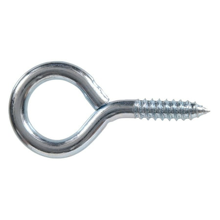 UPC 008236091793 product image for The Hillman Group 320030 14 x 1-1/16' Zinc-Plated Large Screw Eye 100-Pack | upcitemdb.com