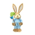 thumbnail image 1 of NAOJIE Earmouse 13.7" Easter Straw Bunny Figurine Tabletop Decor & Sisal Rabbit Spring Party Garden Table Decor(B), 1 of 6