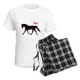 thumbnail image 4 of CafePress - Horse With Hearts Pajamas - Women's Short Sleeve Print T-Shirt and Pants Light Cotton Pajama Set, 4 of 7