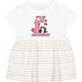 thumbnail image 3 of Inktastic It's My First Birthday with Panda Bear Girls Baby Dress, 3 of 5