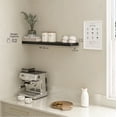 thumbnail image 3 of Ballucci 36" Floating Shelf, Wall Ledge with Invisible Bracket, 8" Deep, Black, 3 of 8