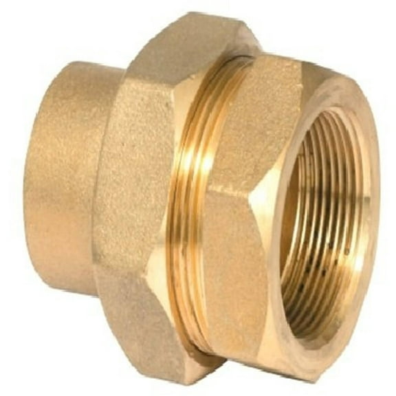 Supply Giant BRUN0200-NL 2" Brass Union, Lead Free