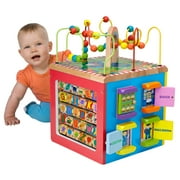 ALEX Toys Discover My Busy Town Wooden Activity Cube 16 x 12 x 12