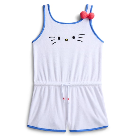 Hello Kitty Baby Girls Terrycloth Romper