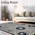 thumbnail image 2 of ODIKA 2x3 Machine Washable Non-Slip Area Rug, Celestial Swirl with Starburst and Whimsical Web Motifs Ultra Soft Rug, None, 541634, 2 of 7