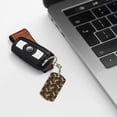 thumbnail image 6 of Goofa Squirrel Gathering Nuts Printed Rectangular Metal Keychain Bag Charm Floral Charm for Purse Keys Metal Keyring Gift for Women Accessories, 6 of 7