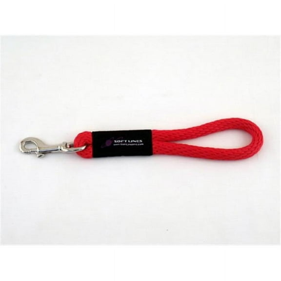 Soft Lines P11001RED Dog Snap Leash 0.62 In. Diameter By 1 Ft. - Red