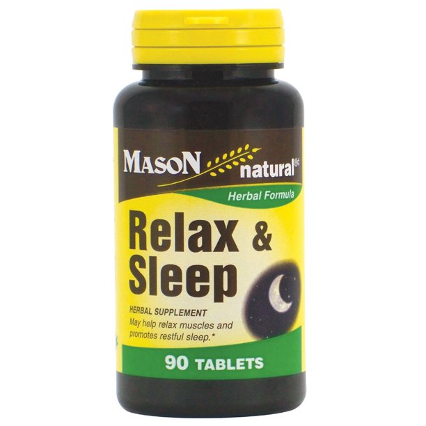 Mason Vitamins Relax And Sleep Tablets, 90 Ct