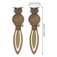 thumbnail image 3 of FRCOLOR Creative Copper Owl Bookmark, Multi Color, Ideal for Students and Readers, 20Pcs, 3 of 6