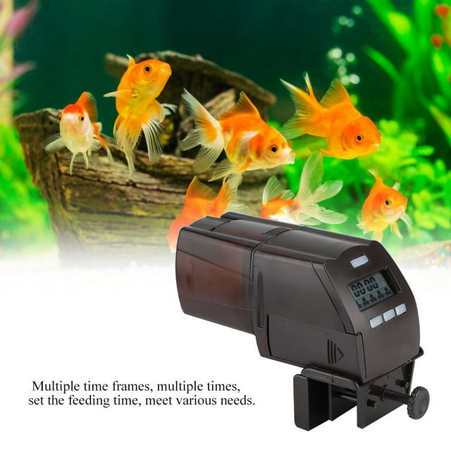 Alimentador De Pecera, Alimentador De Peces, Alimentador De Peces Eléctrico Inteligente, Automático Para Alimentación De Peces Alimentación De Carne Granular
